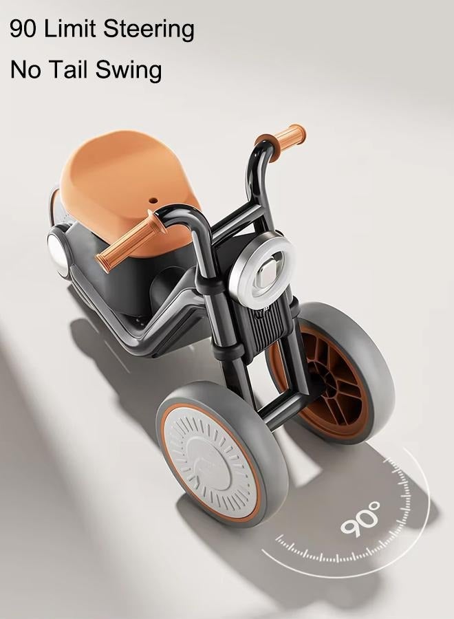 Kids Ride On Toys  Children Balance Car Motorcycle Toy Car 3-Wheel Motorbike  With Music And Light Fun Outdoor Toy Car  Baby Motorcycle  With Comfortable Seat And Wear-Resistant Tires Great Gift For Boys And Girls  - Image 3