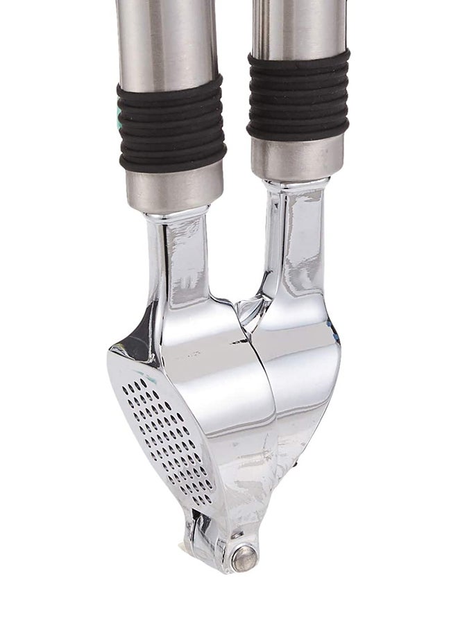 Prestige Stainless Steel Eco Garlic Press With Rubbergrip Silver - Image 3