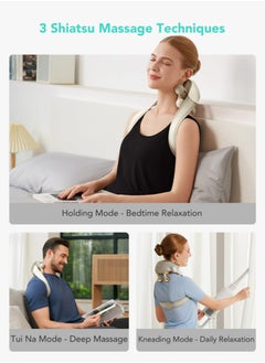 SKG SKG H7 Ultra Neck and Shoulder Shiatsu Massager -  Rechargeable ,Kneading, Soothing Heat Therapy, Ideal for Deep Tissue Massaging, Relieve Pain & Reduce Stress  - Image 5