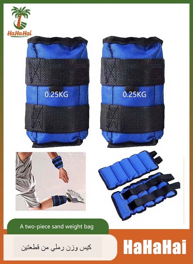 HaHaHai A two-piece sandbags for the arms and feet, weighing ,0.5 kg Set, each weighing 0.25 kilograms - Image 1