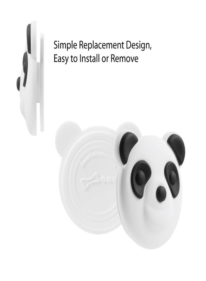 BONE Interchangeable Cute Animal Cartoon Badge Logo, Compatible with Modular Accessories from Collection - Panda - Image 3