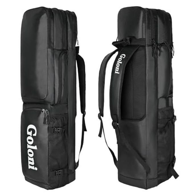 Goloni 4 Stick Field Hockey Bag,Backpack With Independent Shoe Pouch & Multiple Pockets, Fits All Field Hockey Gear - Image 1