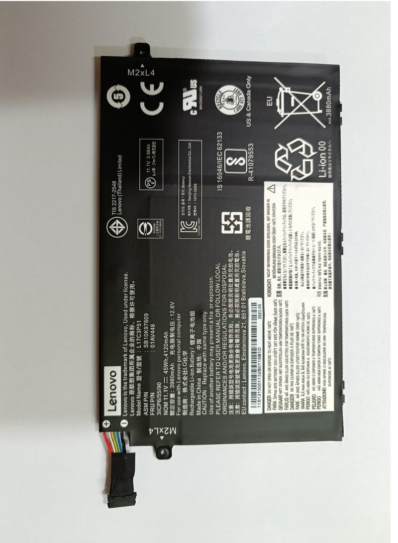 for LENOVO L17L3P51 E590 LAPTOP BATTERY FOR ThinkPad LENOVO - Image 1