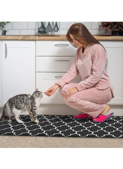 Mi VAZA PA Kitchen Mat Cushioned Anti-Fatigue Kitchen Rug  Heavy Duty PVC Ergonomic Comfort Floor Mat Non Slip Waterproof Standing Foam Mat Suitable for Kitchen Laundry Bathroom Living Room  - Image 5