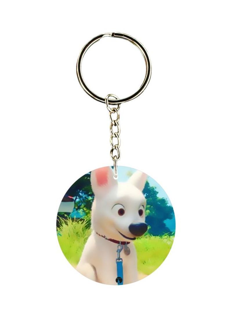 RKN Double Sided Dog Printed Keychain