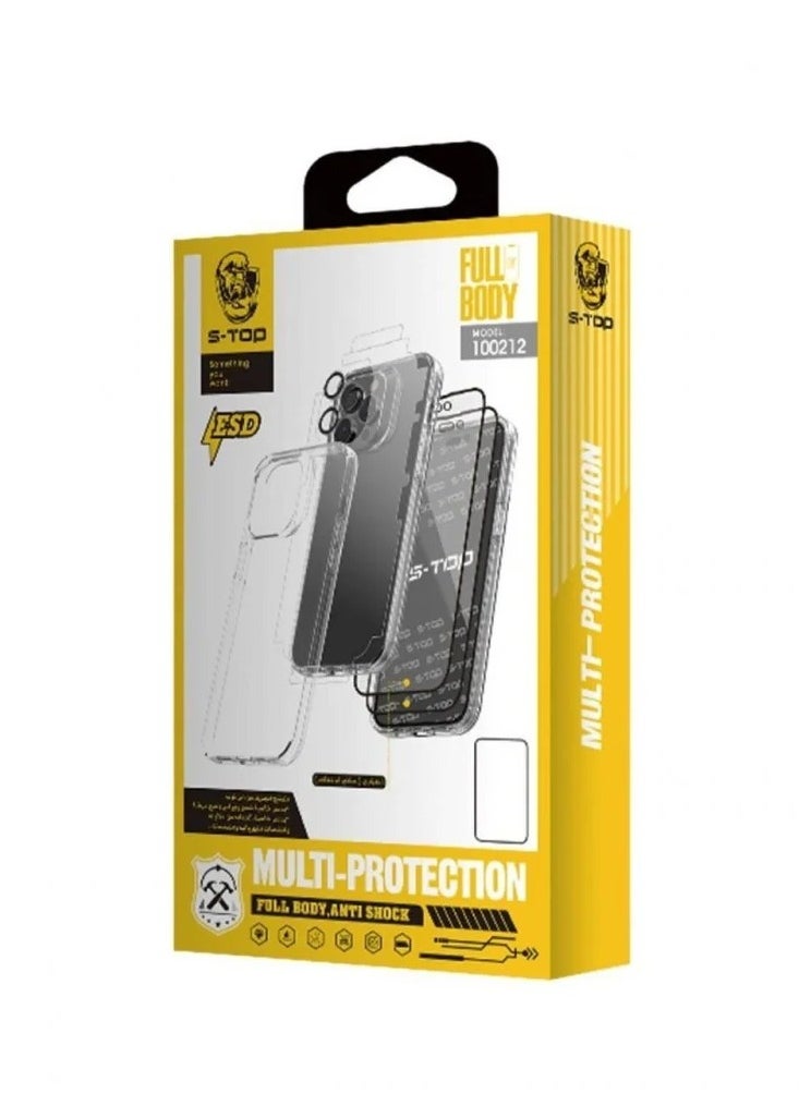 S-TOP - Integrated protection package from iPhone 14 pro Max 10 in 1 compatible with  iPhone 14 pro Max - Image 1