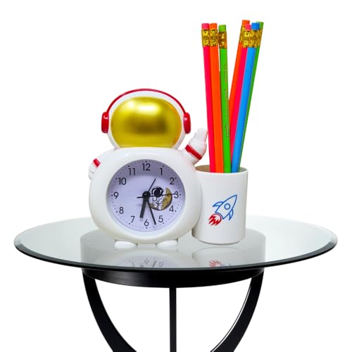 PARTEET Astronaut Alarm Clock with Pen Holder for Kids, Bedroom Astronaut Alarm Clock, Birthday Party Return Gifts for Kids - Image 4
