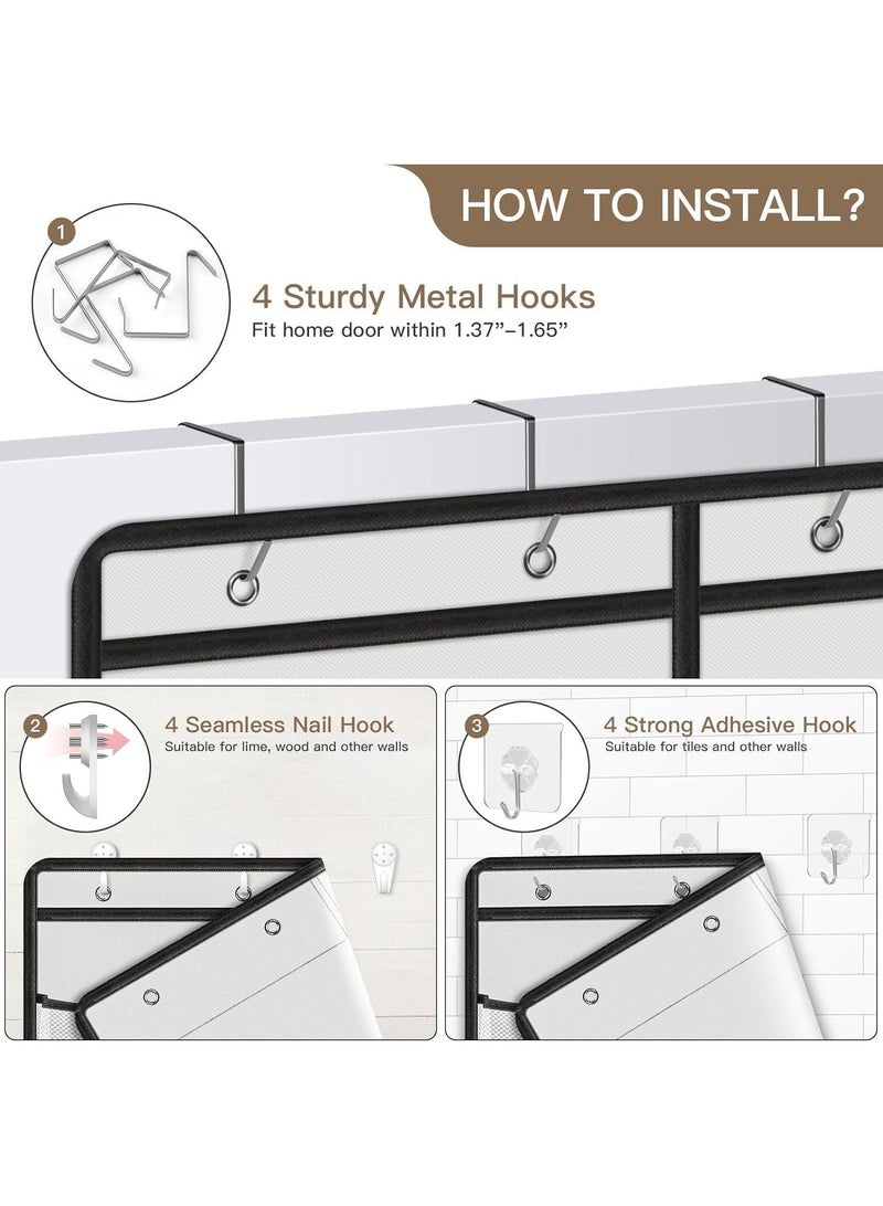 Bluejw 10-Pockets Hanging Closet Organizer Bag - Image 3
