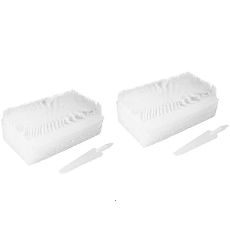 FveBzem 2pcs Disposable Surgical Scrub Brush Sterile Sponge Brushes with Nail Clippers Blister Packing Surgical Brushes Hands Cleaning Scrubber Double-Sided Cleaning Scrub Brush - Image 1