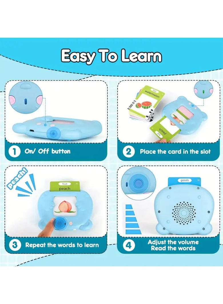 Talking Flash Cards Language Learning Toy – 224 Sight Words, Interactive Speech Development Tool for Kids, Educational Sensory Toy for Birthday & Holiday Gifts  - Image 2