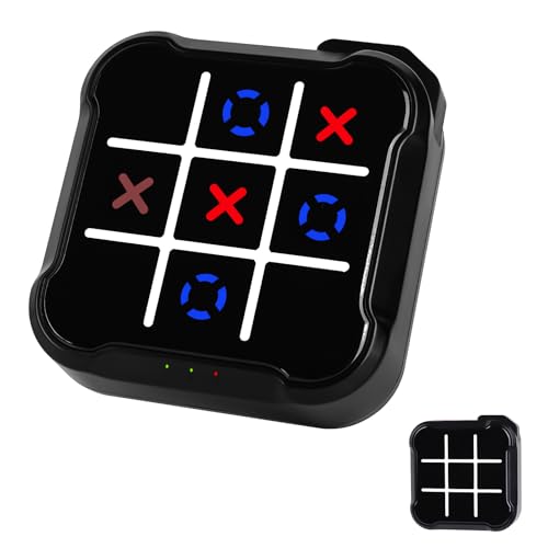 uimomn 4in1 Handheld Educational Game Machine Electronic TicToe Game Black - Image 1