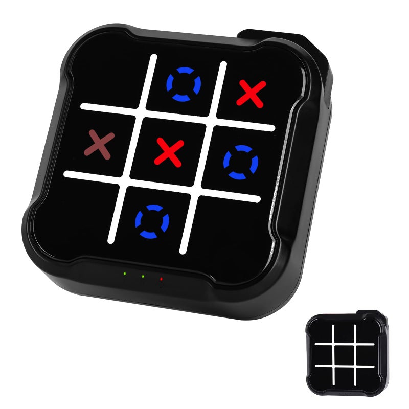 uimomn 4in1 Handheld Educational Game Machine Electronic TicToe Game Black - Image 3
