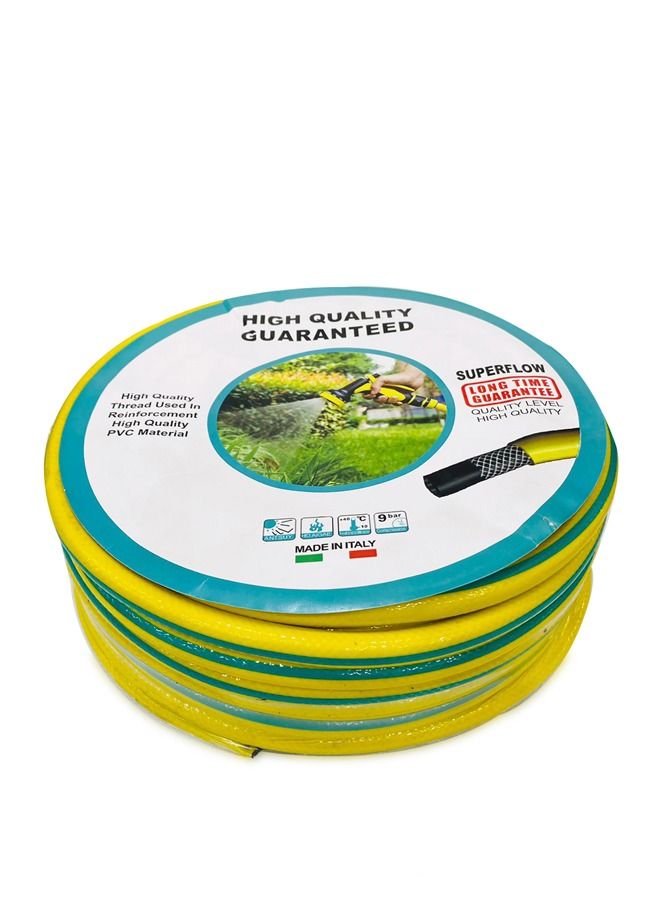 general SUPER FLOW Garden Hose Reinforced Made In ITALY  1/2 inch x 25 Meter - Image 2