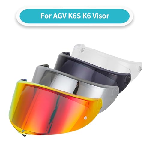 Lumfeerix K6 Visor Tinted K6s Helmet Visor Dark Shield for K6 K6S (Shade and sun protection) - Image 3
