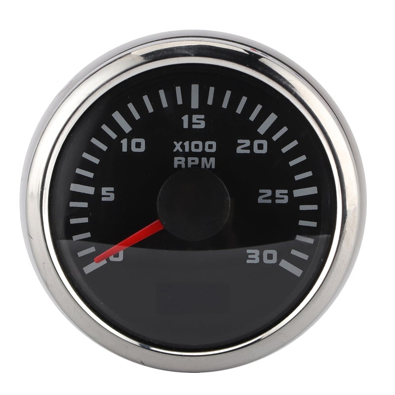 52mm LCD Tachometer 3000RPM for Car Motorcycle - Stepper Motor Drive Pointer IP67 Waterproof RPM Gauge for Outboard Motor Engineering Machinery Modification - Image 2