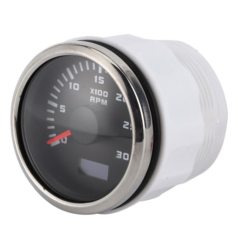 52mm LCD Tachometer 3000RPM for Car Motorcycle - Stepper Motor Drive Pointer IP67 Waterproof RPM Gauge for Outboard Motor Engineering Machinery Modification - Image 4