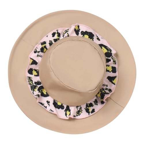 ODASDO Safari Dress for Baby Girls Wild One 1st Birthday Party Cake Smash Outfits Toddlers Zookeeper Suit Kids Jungle Froest Adventure Explorer Clothes Short Sleeve Dress with Hat Photoshoot Khaki 18-24M - Image 4