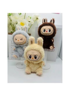 Rab Cloth Second Generation Doll Sitting Vinyl Party Plush Macaron Cute Doll Hand Key Chain Batch-Specifications:Sitting Seven-color Mixed Batch-Color:Please Take Multiples Of 84