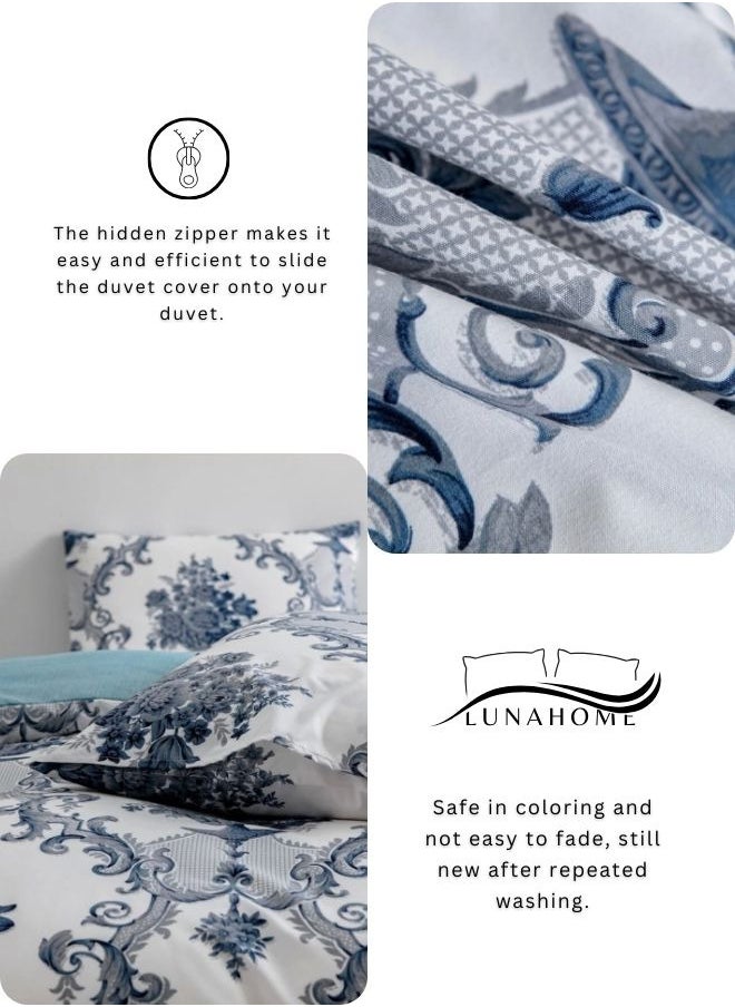 LUNA Home - 6-piece king size bedding set without filling, bohemian design. - Image 1