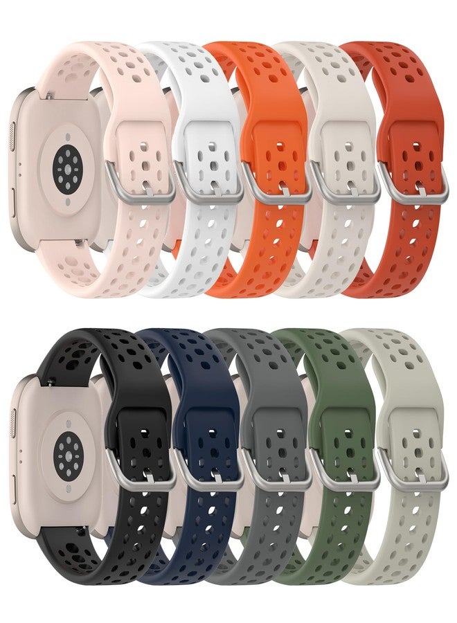 QGHXO سوار بديل من السيليكون سريع الفك لساعات Amazfit Bip 6/Bip 5، مقاس 22 مم، متوافق مع ساعات Amazfit GTR 4/3/3 Pro/2/2e/GTR الذكية مقاس 47 مم (بدون جهاز تتبع). - Image 1