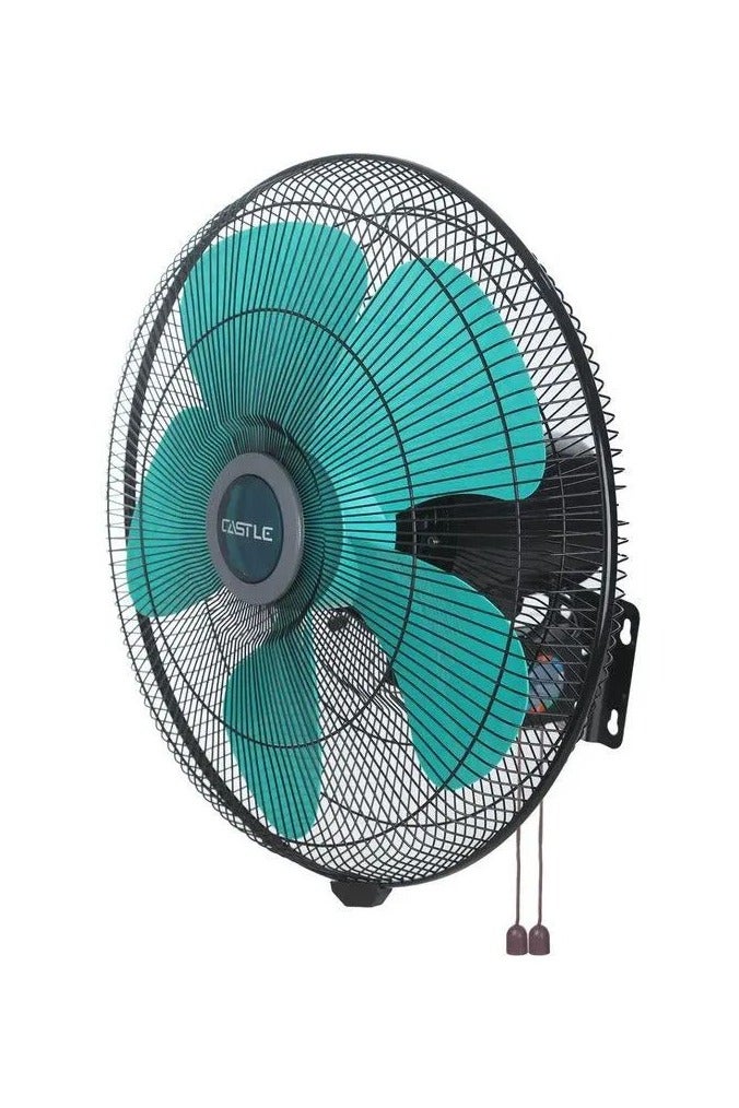 كاسل مروحة حائط كاسيل 18 بوصة، معدن، 5 ريشة، 3 سرعات، FAW 1018 - اخضر - Image 2