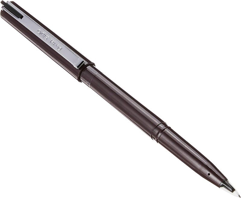 Pentel Arts Stylo Sketch Pen, Black, Box of 12 (JM20-AE) - Image 1
