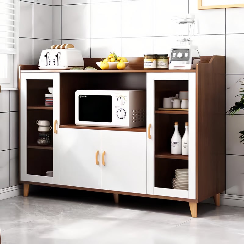 Sharpdo Large Capacity Kitchen Cabinet, Independent Multi-Functional Sideboard, Suitable for Coffee Corner & Kitchen Organization 120*40*94CM - Image 1