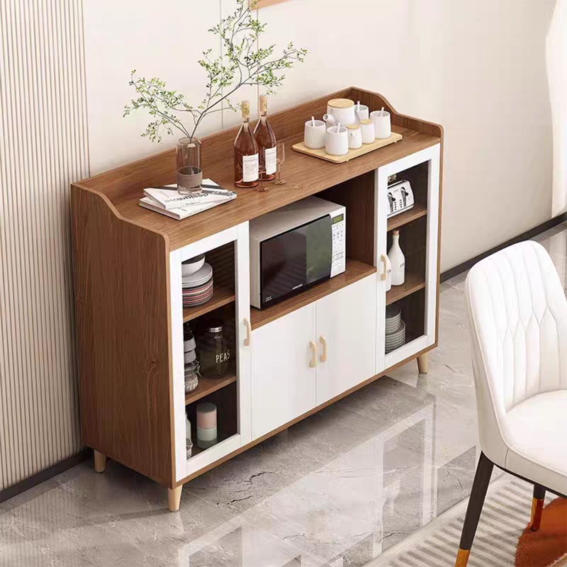 Sharpdo Large Capacity Kitchen Cabinet, Independent Multi-Functional Sideboard, Suitable for Coffee Corner & Kitchen Organization 120*40*94CM - Image 2