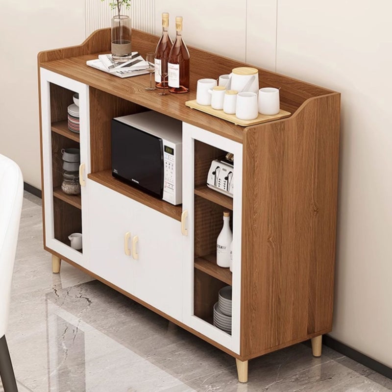Sharpdo Large Capacity Kitchen Cabinet, Independent Multi-Functional Sideboard, Suitable for Coffee Corner & Kitchen Organization 120*40*94CM - Image 3
