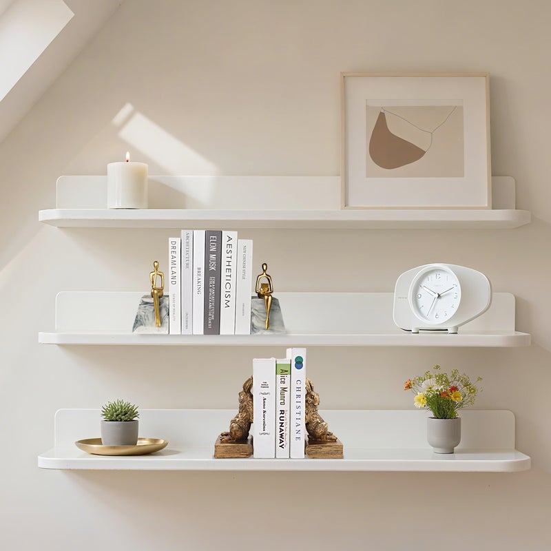 Mervkis Book Ends for Shelves to Hold Books,Heavy Duty Thinker Abstract Statue Decorative Bookends for Home Office Bookshelf, Gift for Book Lovers,1 Pair - Image 4