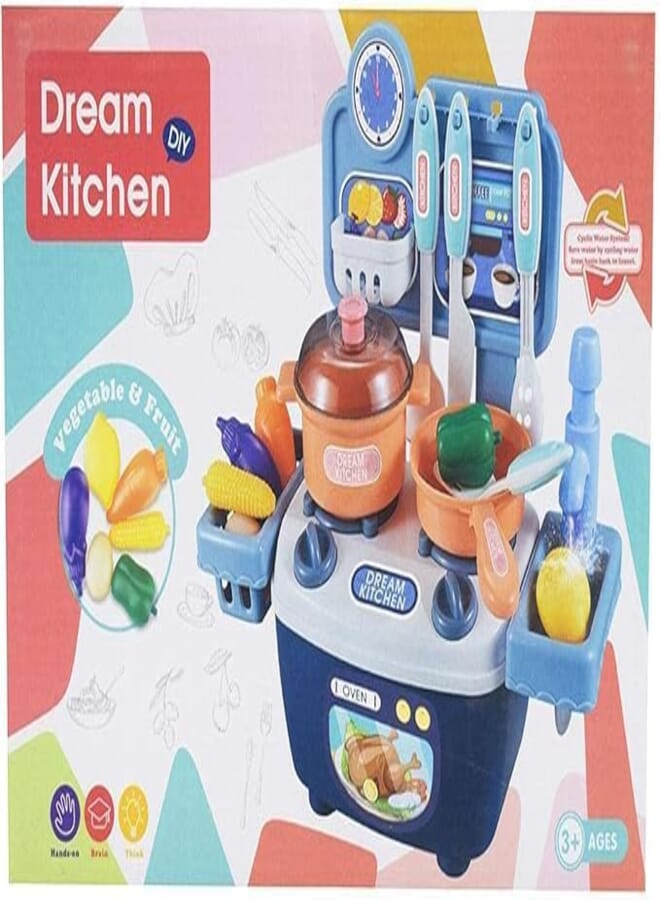 DIY Dream Kitchen Toy Set for Young Girls - Imaginative Play Enthusiasts - Kitchen Play Set