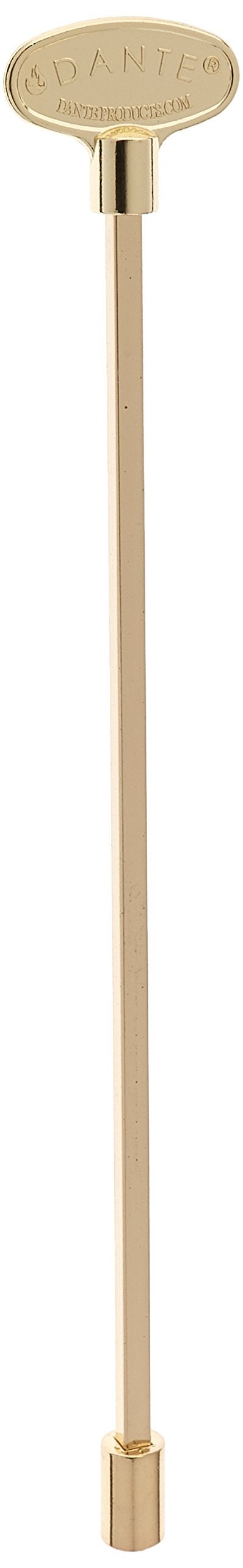 Dante Products 12" Universal Gas Valve Key in Polished Brass - Image 5
