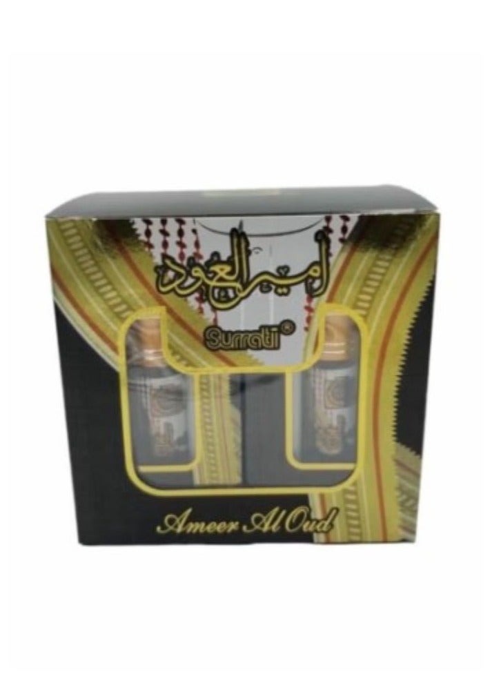 سوراتي عطر مركز امير العود 6 قطعة 6 مل - Image 1