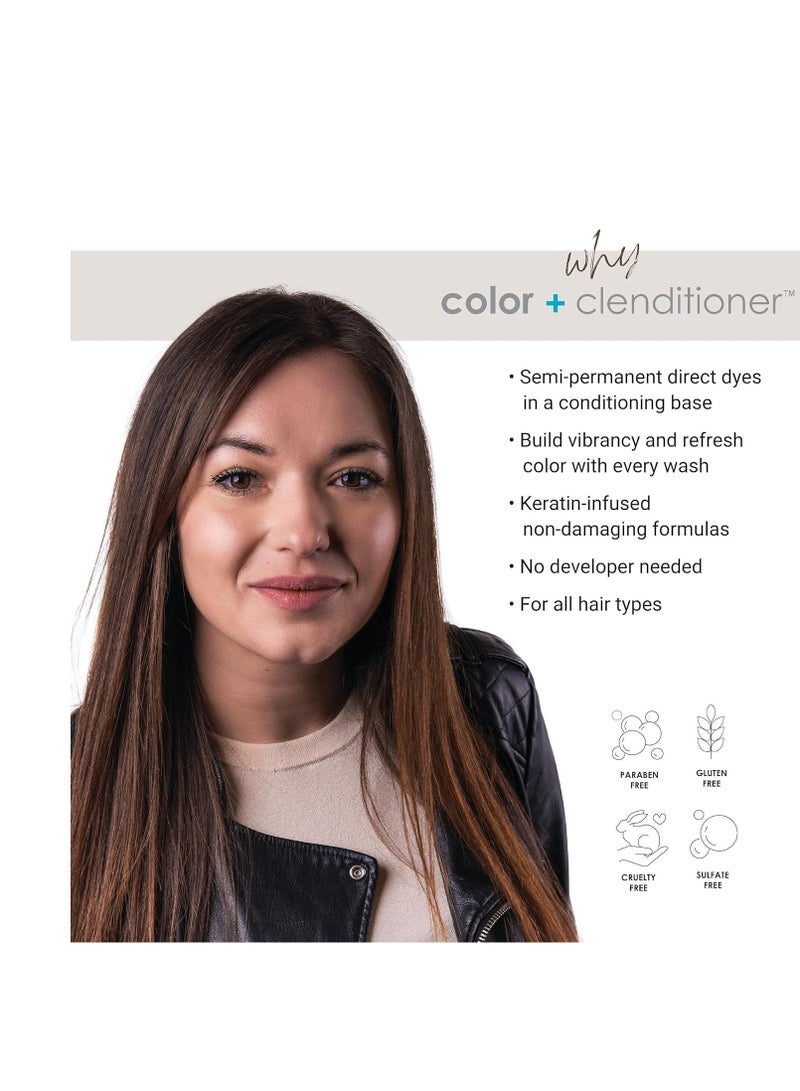 KERACOLOR Keracolor Clenditioner MOCHA Hair Dye - Semi Permanent Hair Color Depositing Conditioner, Cruelty-free, 12 fl oz (Pack of 1) - Image 2