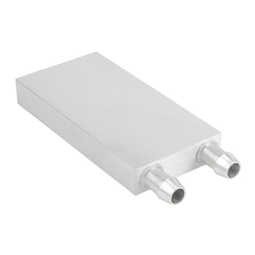 BXQINLENX Aluminum Water Cooling Block for CPU Graphics Radiator Heatsink 40x 80mm White - Image 4