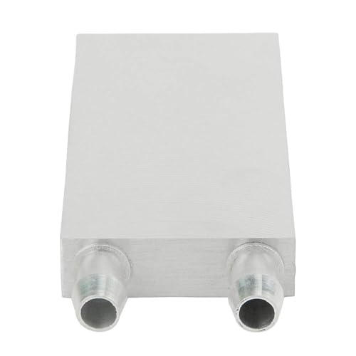 BXQINLENX Aluminum Water Cooling Block for CPU Graphics Radiator Heatsink 40x 80mm White - Image 5