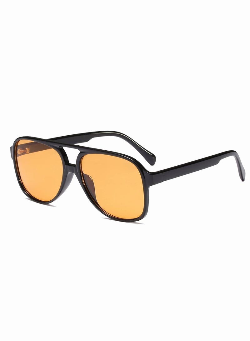 roaiss Classic Vintage Large Frame Retro  Aviator Sunglasses for Women Men  - Image 2
