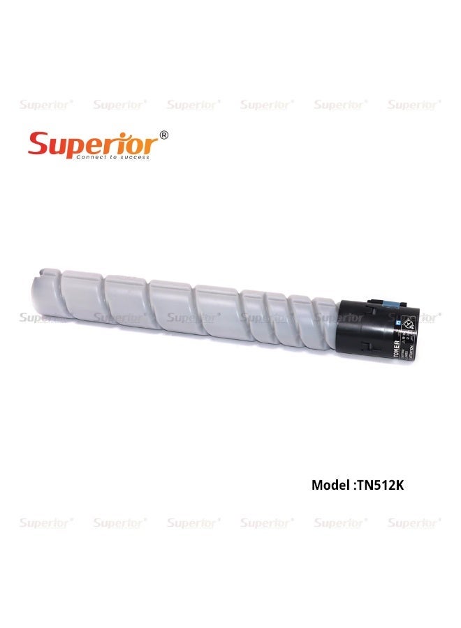 SOS Superior Superior TN-512K Black Compatible Toner Cartridge – For Konica Minolta Bizhub C258 / C308 / C368 / C454 / C454e / C554 / C554e - Image 3