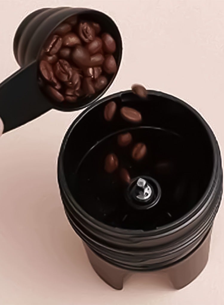 ليبرسو كوب قهوة 2 في 1 قابل لإعادة الشحن (محمول) + مطحنة بسعة 400 مل، كوب مطحنة قهوة ليبرسو - أسود - Image 2