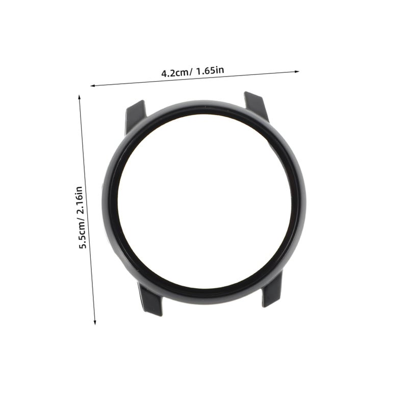 Watch Protective Case Smartwatch Screen Cover Replaceable Dust Cover Wristwatch Protector Black - Image 3