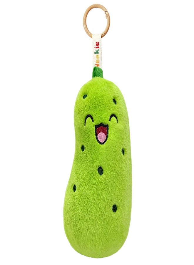 KPBLIS Weekie Wonders Emotional Mood Support Pickle Plush, Cute Pickle Stuffed Animals Bag Charm, Funny Gifts for Adults Women Men Friends Coworkers (FRI, Pickles) - Image 1