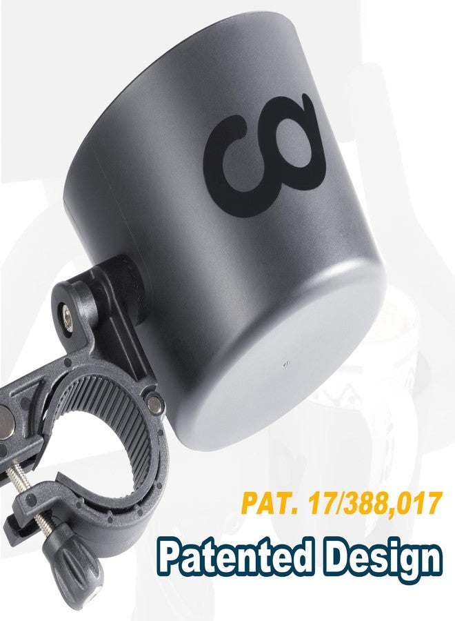 CyclingDeal Cup Mug Water Bottle Holder Adjustable Bracket Mount Tray - for Indoor Exercise Bikes with Round Bars ONLY - Compatible with Peloton Bike & Bike+, NordicTrack - Install at Centre or Side - Image 5