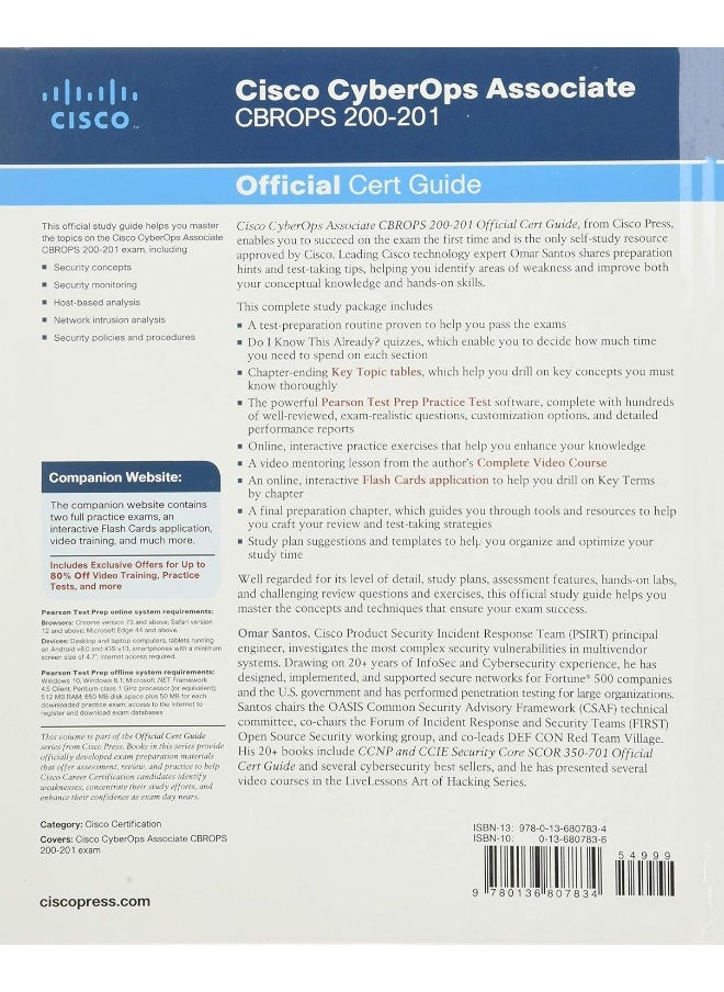 Cisco CyberOps Associate CBROPS 200-201 Official Cert Guide