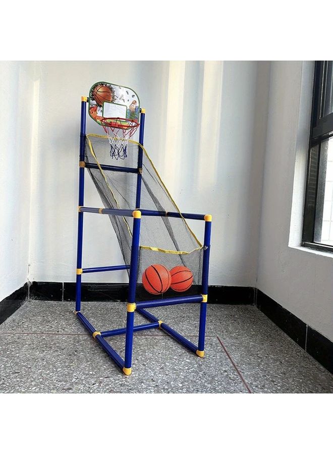 Adjustable Height Basketball Arcade Game Set With Pump Balls Indoor Outdoor Play - Image 4