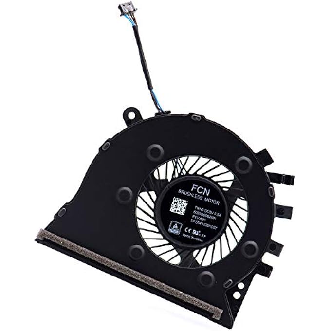 CPU COOLING FAN COOLER FKN0 DFS541105FC0T REPLACEMENT FOR HP 17-BY 17-CA 17-CA0046CL 17-BY000 17-BY0000TX 17-BY0053CL L22531-001 - Image 1
