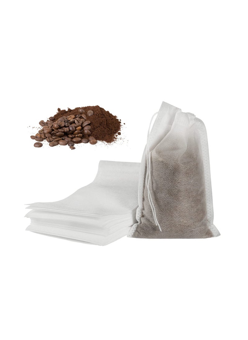 Generic 200pcs Cold Brew Bags,  Disposable Coffee Filter Bag Fine Mesh Brewing Drawstring Pouches for Iced Coffee Hot Tea Herb Spice  - Image 1