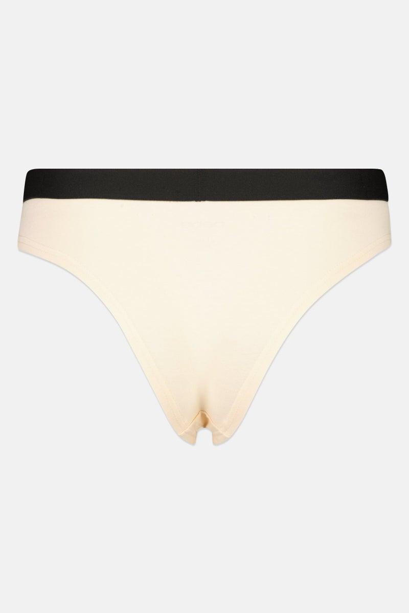 bebe Women 3 Brand Logo Thong Panties, Multicolor - Image 5