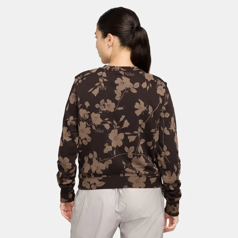 Nike Women's Sportswear Chill Terry Printed Sweatshirt