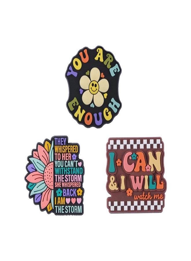 XQNB - Energy Shoe Charms for Smile Confidence Shoes Decoration Charm for Girls Boys Kids Wen Women Party Favor - Image 5