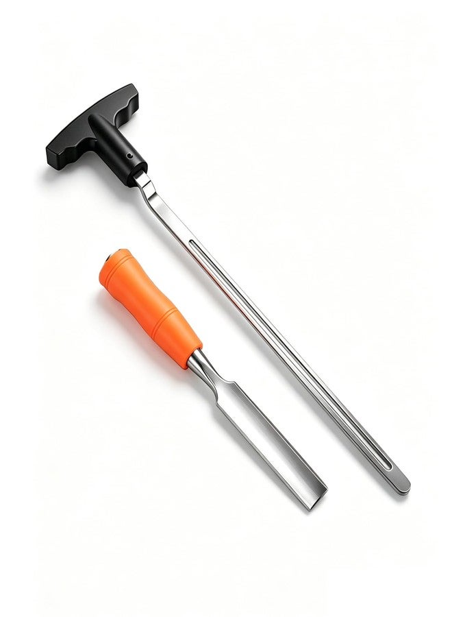 WIGERLON Golf Grip Removal Tool Set Golf Grip Remover：12" V-Groove Grip Remover Saver for Standard Length Swinging Grips and Stripper Golf Tape Removal,Golf Club Grip Repair Kit - Image 1